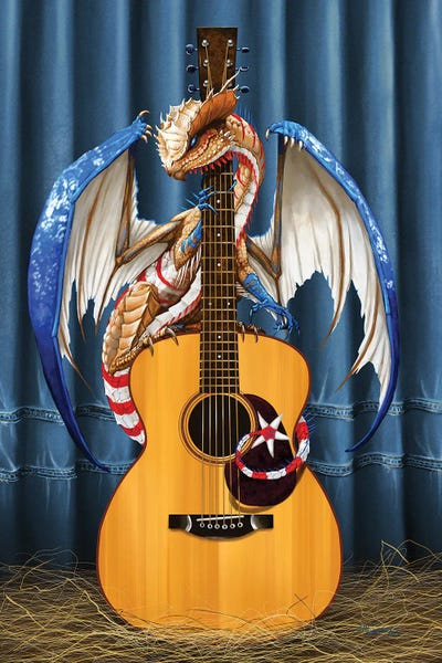Country & Western: Country Music Dragon by Stanley Morrison