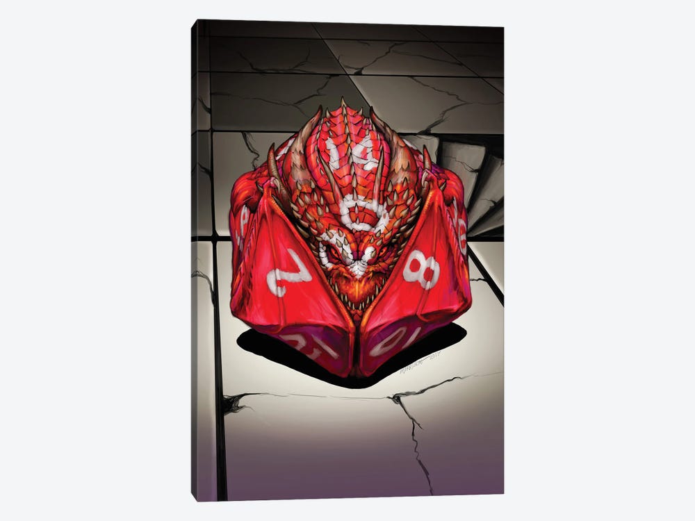 D20 by Stanley Morrison 1-piece Canvas Wall Art