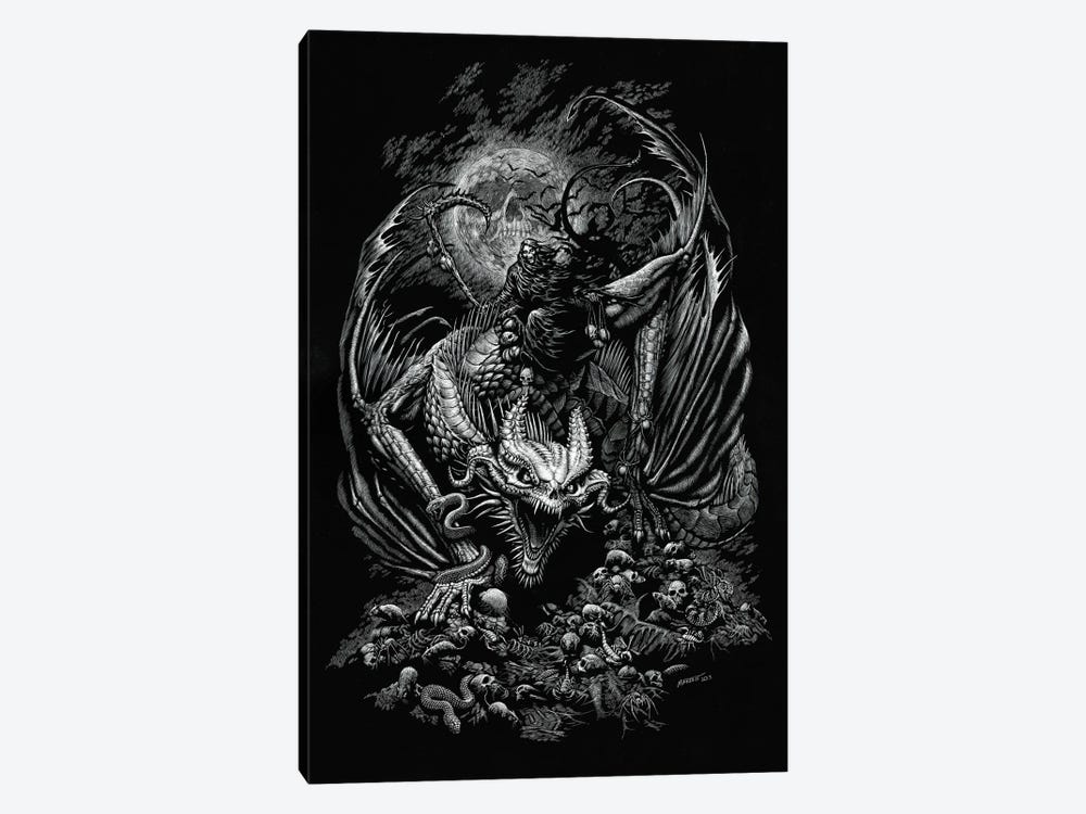 Death Dragon by Stanley Morrison 1-piece Art Print