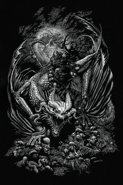 Goth Art: Death Dragon by Stanley Morrison
