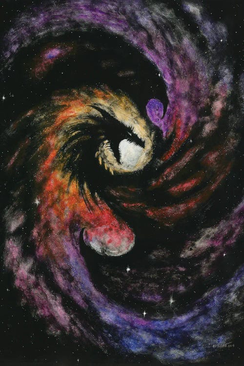 Dragon Galaxy by Stanley Morrison wall art