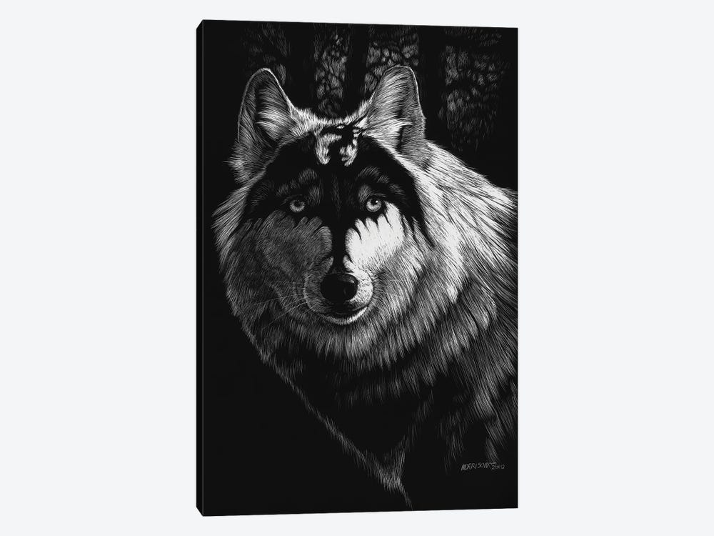 Dragon Wolf by Stanley Morrison 1-piece Canvas Print