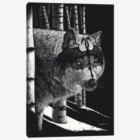 Dragon Wolf II Canvas Print #SYR41} by Stanley Morrison Canvas Artwork