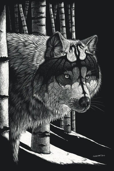 Goth Art: Dragon Wolf II by Stanley Morrison