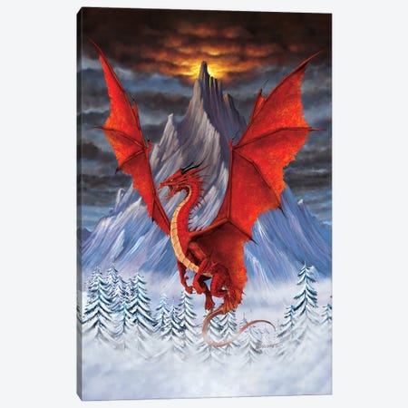 Evil Dragon II Canvas Print #SYR44} by Stanley Morrison Art Print