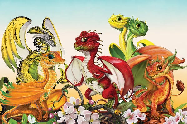 Dragons: Fruit Medley by Stanley Morrison