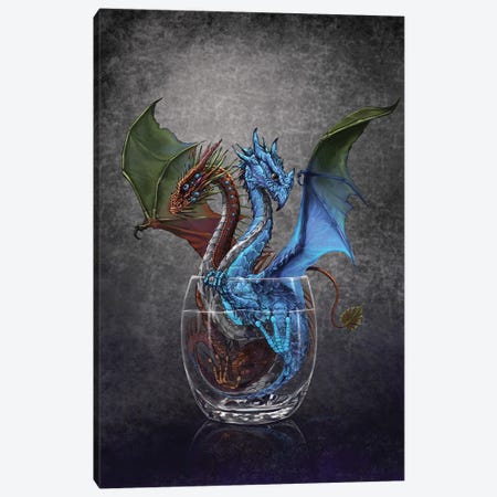 Gin & Tonic Dragon Canvas Print #SYR48} by Stanley Morrison Canvas Art