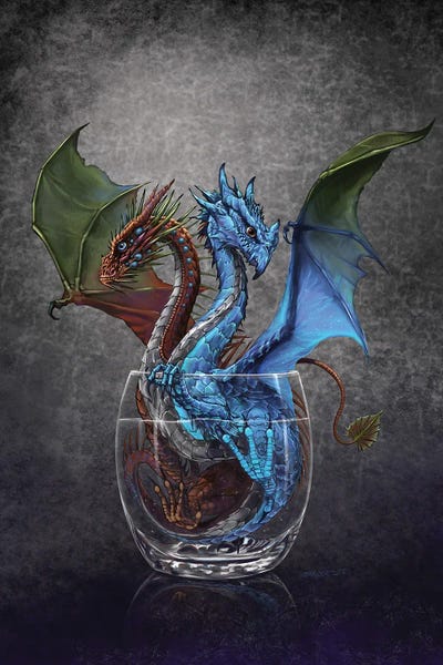 Dragons: Gin & Tonic Dragon by Stanley Morrison