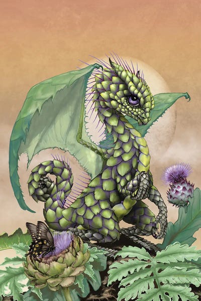 Dragons: Artichoke Dragon by Stanley Morrison
