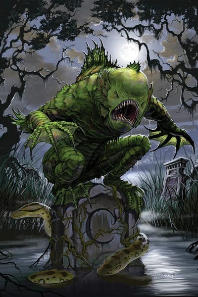 Graveyard Creature by Stanley Morrison multi panel art