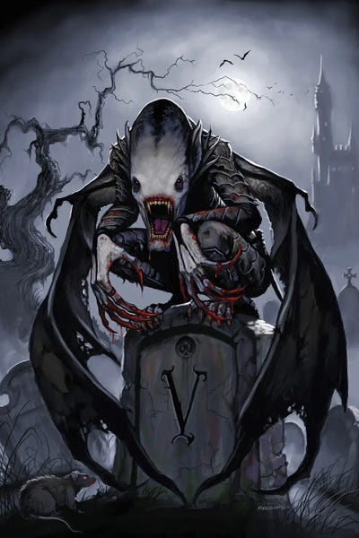 Vampires: Graveyard Vampire by Stanley Morrison