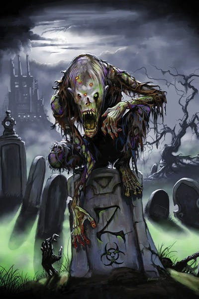 Zombies: Graveyard Zombie by Stanley Morrison