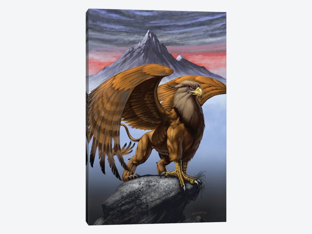 Gryphon by Stanley Morrison 1-piece Canvas Art