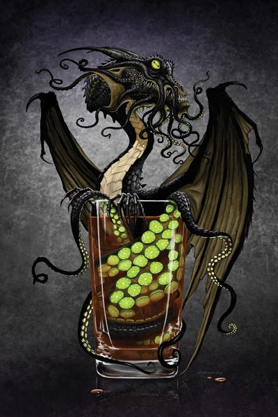 Stanley Morrison: Kraken Storm Dragon by Stanley Morrison