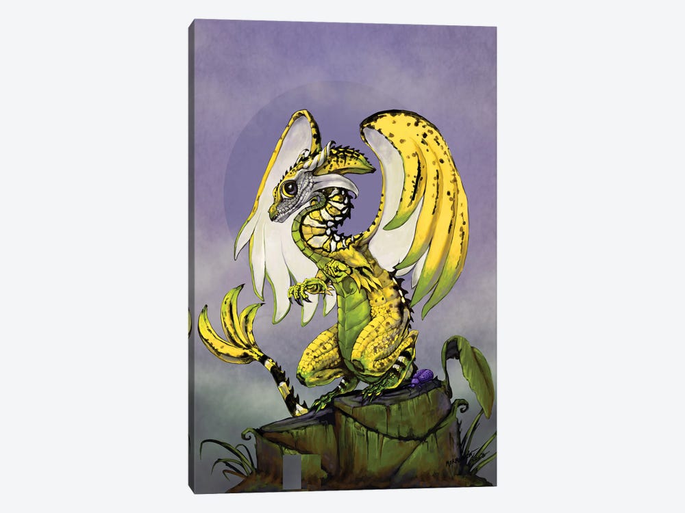 Banana Dragon by Stanley Morrison 1-piece Canvas Art Print