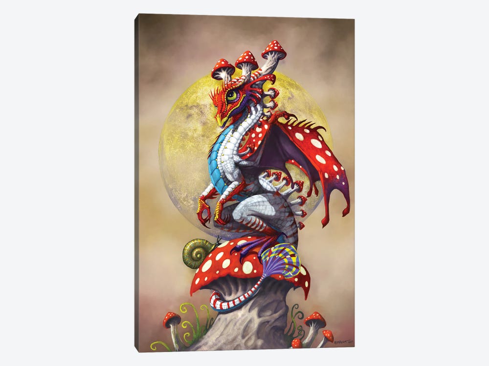 Mushroom Dragon by Stanley Morrison 1-piece Canvas Art