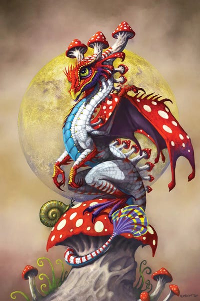 Dragons: Mushroom Dragon by Stanley Morrison