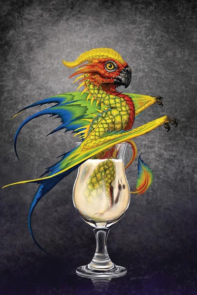 Dragons: Pina Colada Dragon by Stanley Morrison