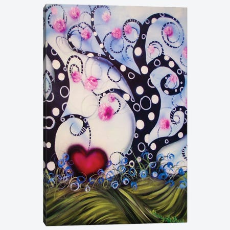Untitled Heart Canvas Print #SYU45} by Sherry Arthur Canvas Wall Art