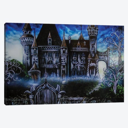 Castle Of Abandoned Fears Canvas Print #SYU7} by Sherry Arthur Canvas Artwork