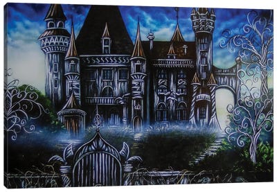 Castle Of Abandoned Fears Canvas Art Print - Sherry Arthur