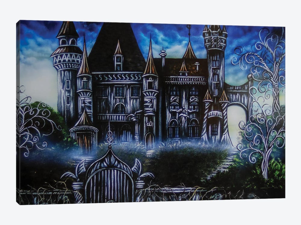 Castle Of Abandoned Fears by Sherry Arthur 1-piece Canvas Wall Art