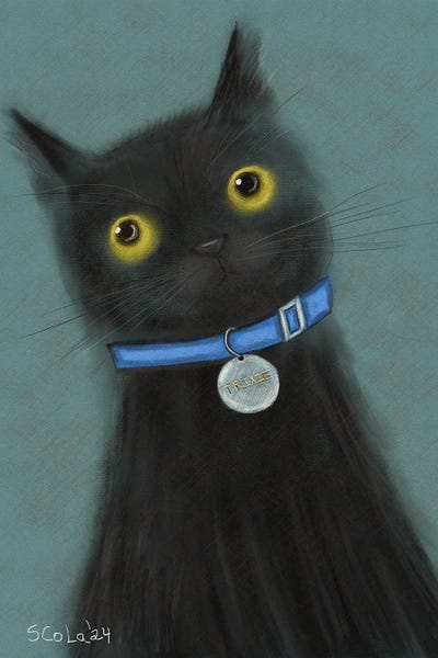 Black Cats: Trixie by Sylvia Colasacco