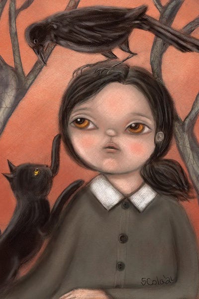 Black Cats: Autumn Soiree by Sylvia Colasacco