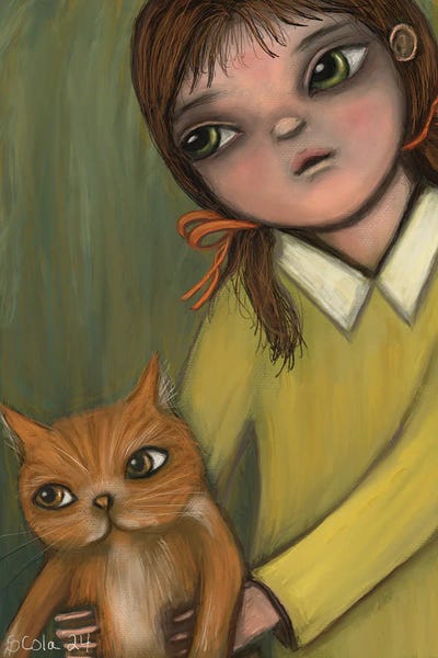 Orange Cats: Carry Me by Sylvia Colasacco