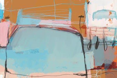 The Blue Duvet by Sylvie Lauzon framed wall art