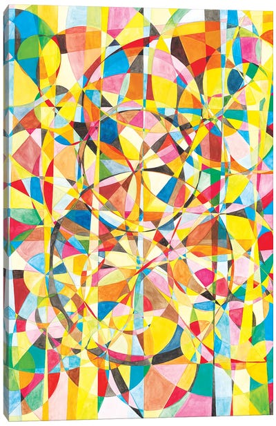 Wheel Within A Wheel XLIV Canvas Art Print - Lorien Suárez-Kanerva