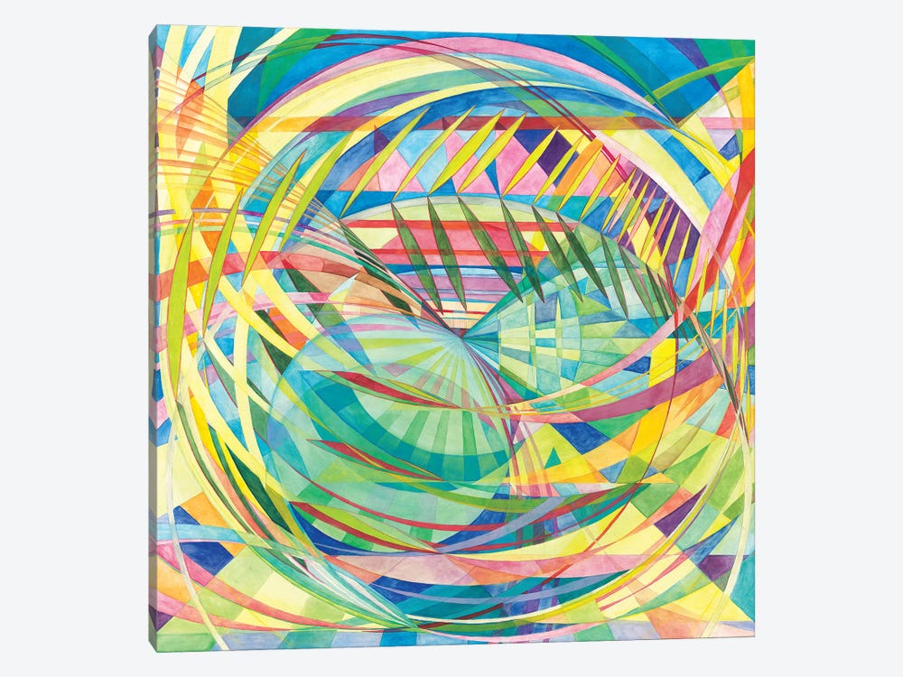 Wheel Within A Wheel LI by Lorien Suárez-Kanerva 1-piece Canvas Art Print