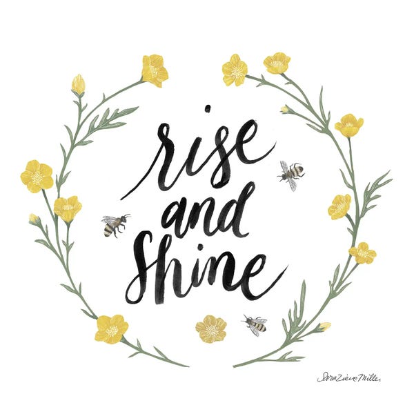 Bees: Happy To Bee Home Words IV by Sara Zieve Miller