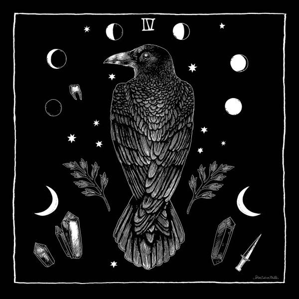 Crows: All Hallows Eve IV Sq by Sara Zieve Miller