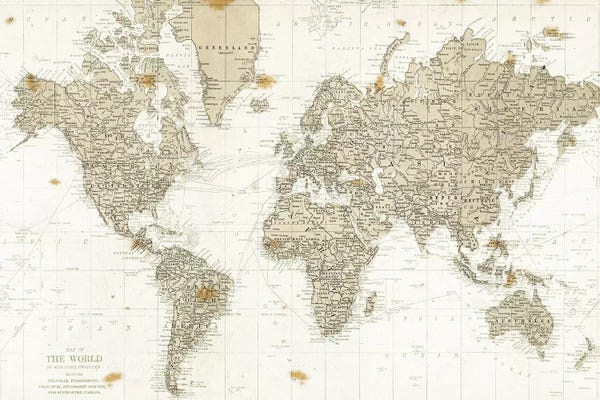 Maps: The World is Your Oyster No Words by Sara Zieve Miller