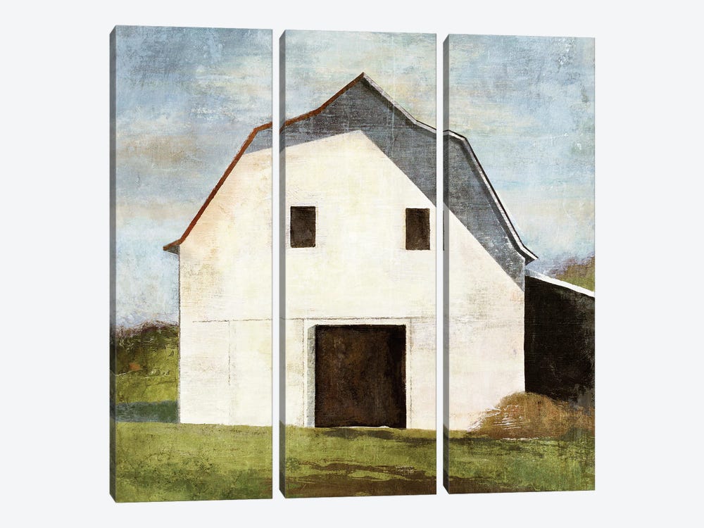 Hay Barn by Suzanne Nicoll 3-piece Canvas Wall Art