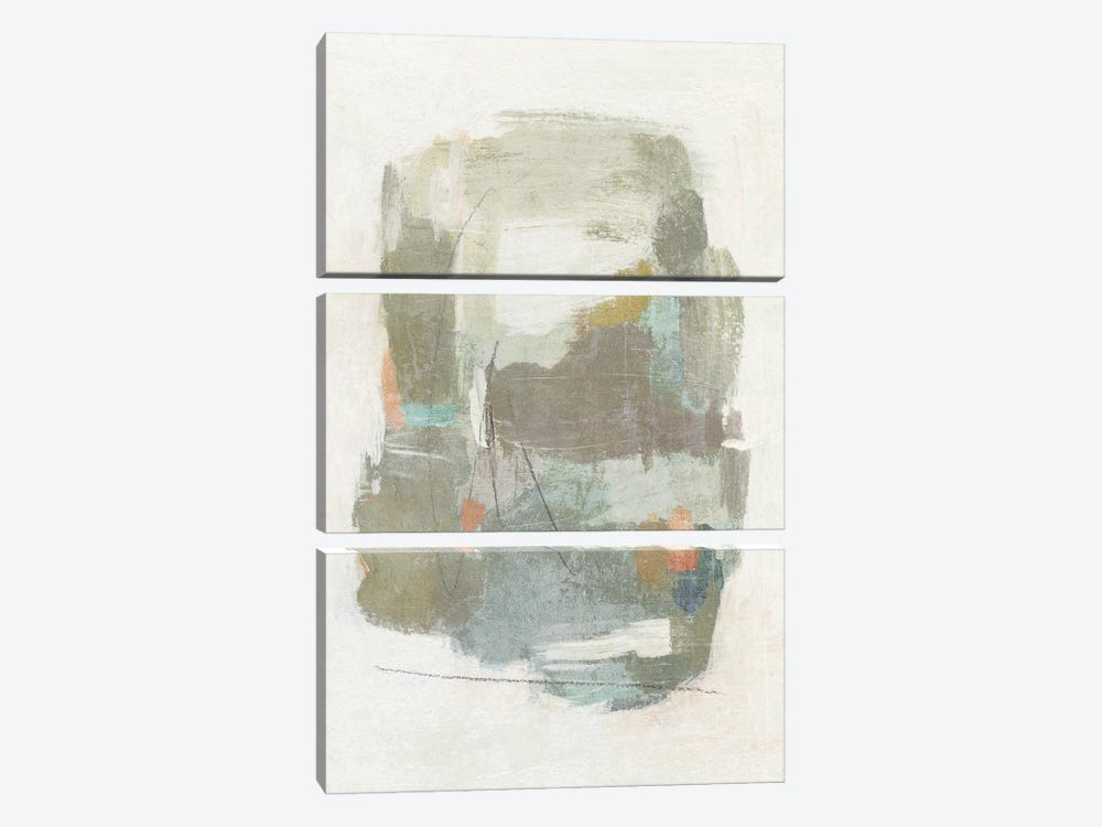 Moss & Stone I by Suzanne Nicoll 3-piece Canvas Print