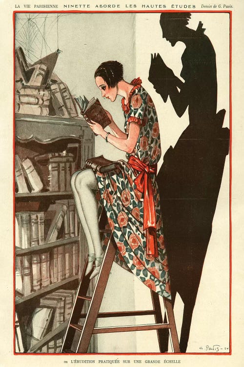 1924 La Vie Parisienne Magazine Plate