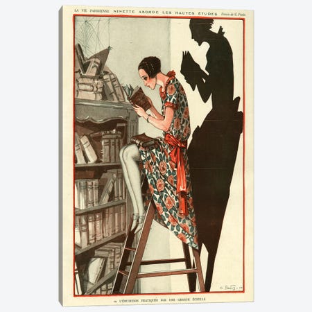 1924 La Vie Parisienne Magazine Plate Canvas Print #TAA100} by Georges Pavis Canvas Art