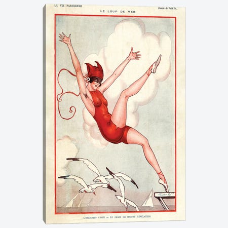 1924 La Vie Parisienne Magazine Plate Canvas Print #TAA105} by The Advertising Archives Art Print