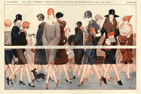 The Advertising Archives: 1924 La Vie Parisienne III Plate by The Advertising Archives