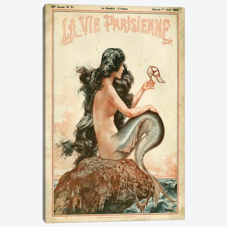 1925 La Vie Parisienne Magazine Cover Canvas Print #TAA107} by The Advertising Archives Art Print