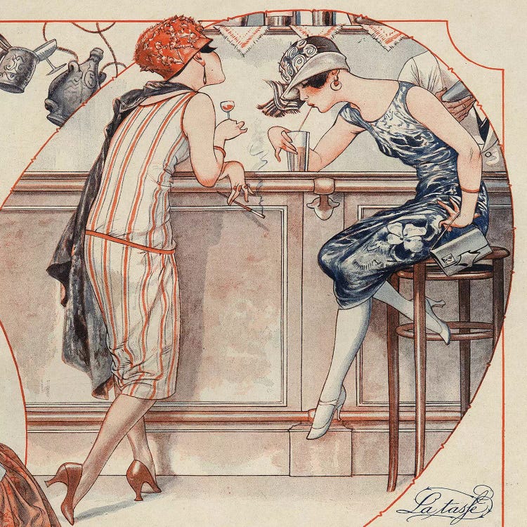 1925 La Vie Parisienne II Plate