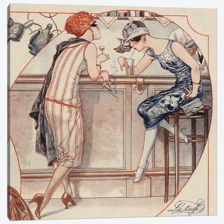 1925 La Vie Parisienne Magazine Plate Canvas Print #TAA109} by The Advertising Archives Canvas Art