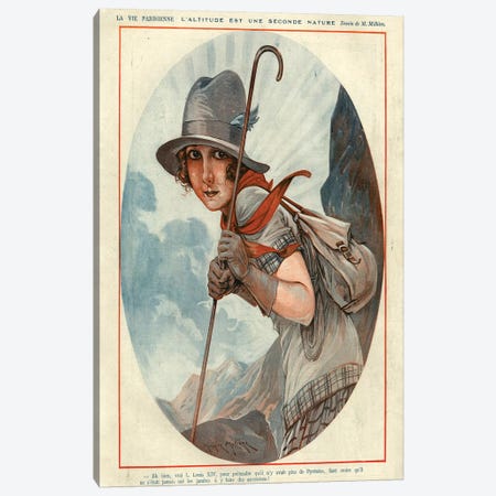 1925 La Vie Parisienne Magazine Plate Canvas Print #TAA110} by The Advertising Archives Art Print