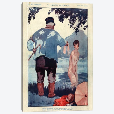 1925 La Vie Parisienne Magazine Plate Canvas Print #TAA111} by The Advertising Archives Canvas Print