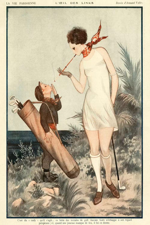 1925 La Vie Parisienne Magazine Plate