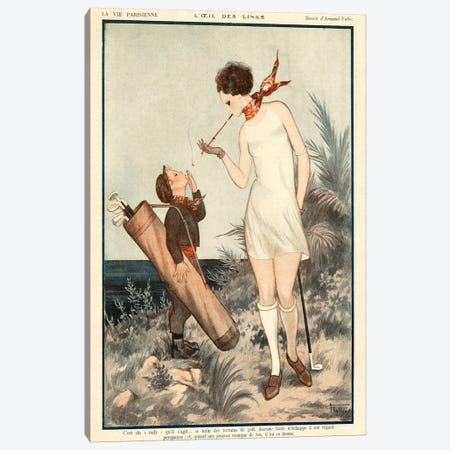 1925 La Vie Parisienne Magazine Plate Canvas Print #TAA112} by The Advertising Archives Art Print