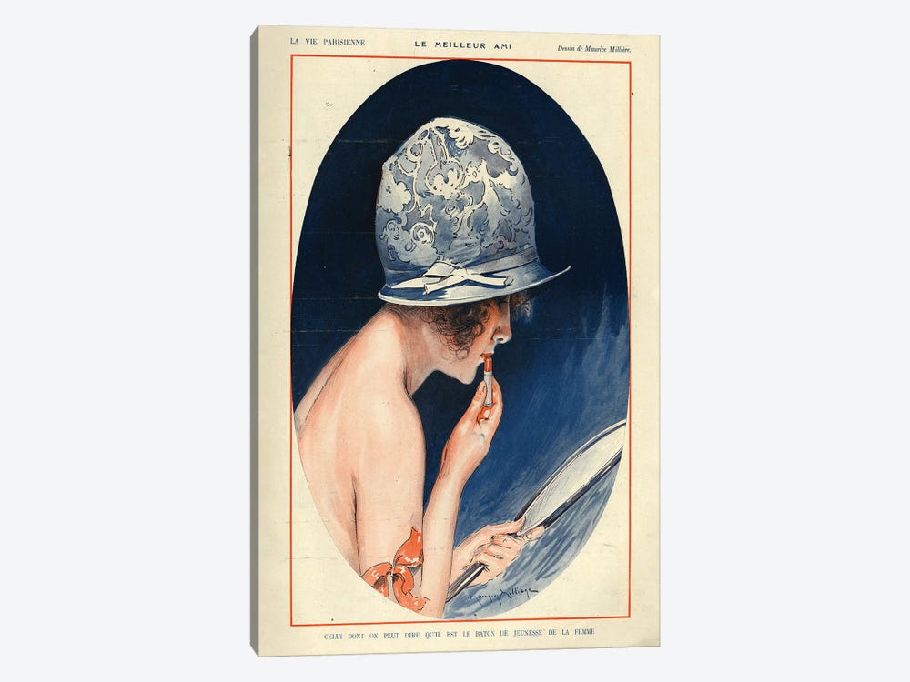 1925 La Vie Parisienne Magazine Plate by The Advertising Archives 1-piece Canvas Artwork