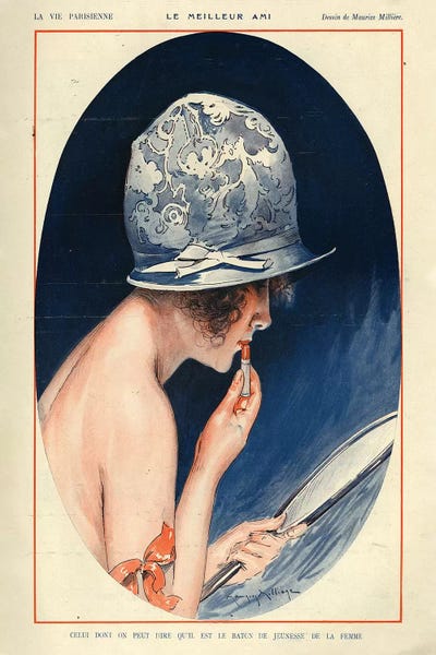 The Advertising Archives: 1925 La Vie Parisienne VI Plate by The Advertising Archives